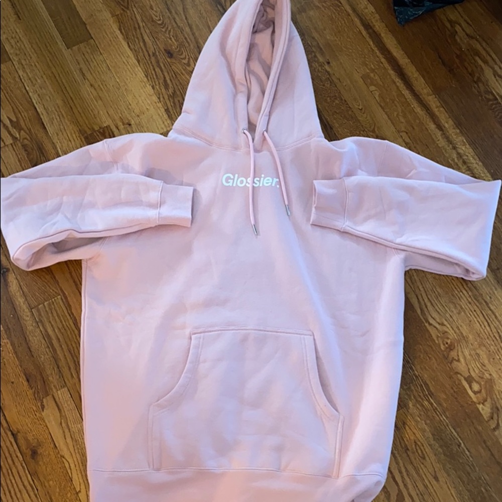 Pink glossier hoodie